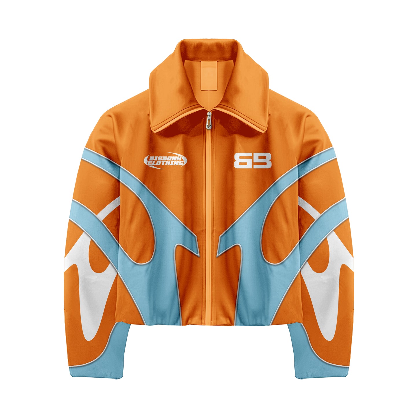 ORANGE NYLON TRACKSUIT